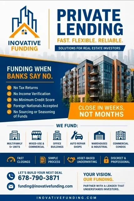 Inovative Funding private lending solutions overview